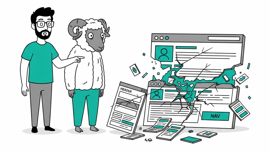 Блок сломался