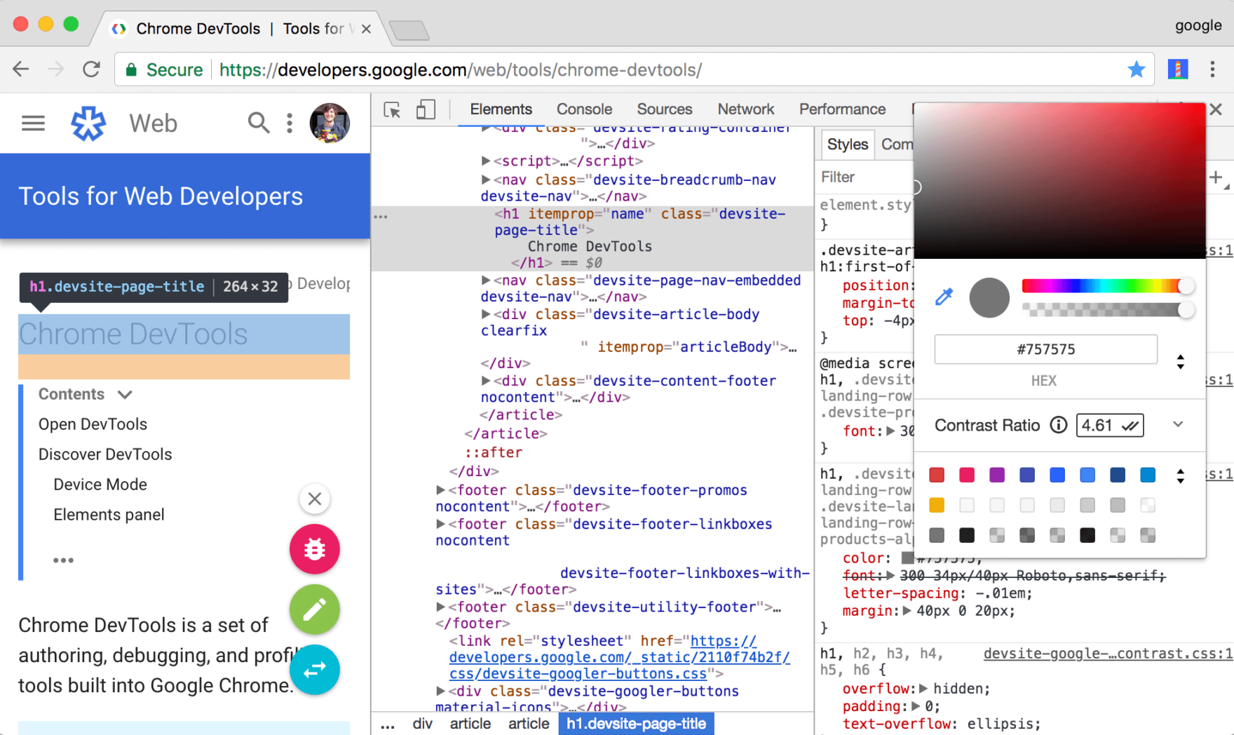 Google devtools. Devtools в Google Chrome. Chrome devtools. Tools Color.