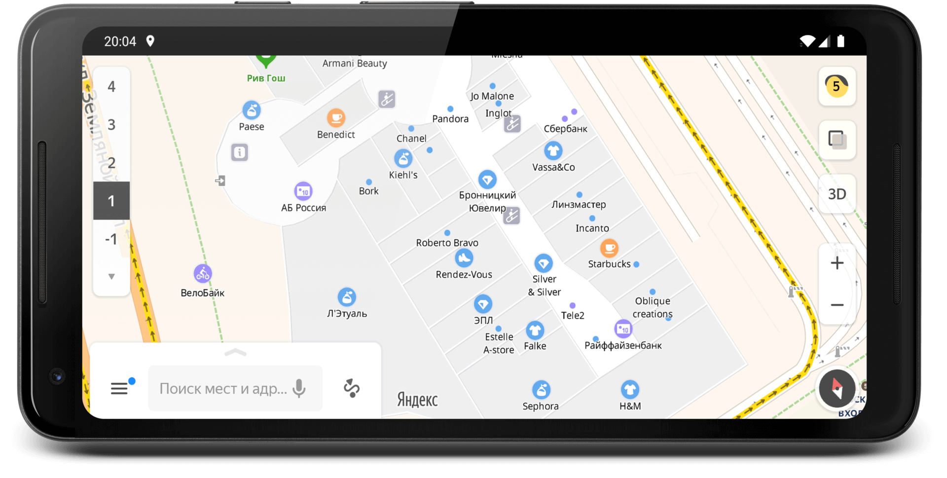Схемы помещений в Яндекс.Картах
