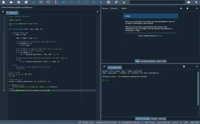 spyder ide